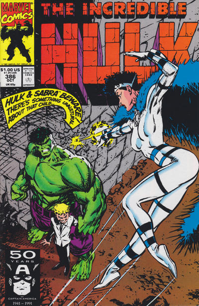 The Incredible Hulk 1968 #386 Direct ed. - back issue - $5.00