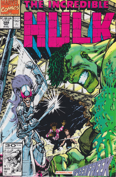 The Incredible Hulk 1968 #388 Direct ed. - back issue - $4.75