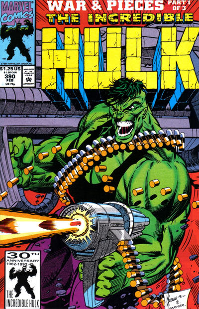 The Incredible Hulk 1968 #390 Direct ed. - back issue - $5.00