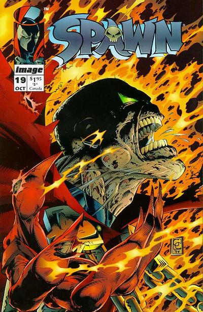 Spawn 1992 #19 Direct ed. - back issue - $2.50