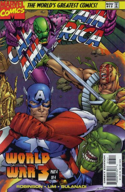 Captain America 1996 #13 Direct Edition - back issue - $5.00