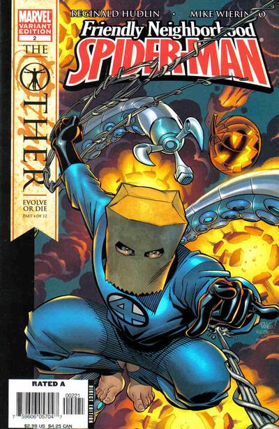 Friendly Neighborhood Spider-Man 2005 #2 Variant Edition - Second Printing - Mike Wieringo Cover - 6.0 - $6.00