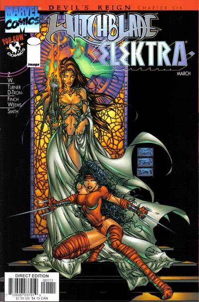 Witchblade / Elektra 1997 #1 Direct Edition - Michael Turner Cover - back issue - $4.25