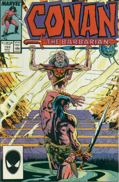 Conan the Barbarian 1970 #194 Direct ed. - 3.5 - $2.25