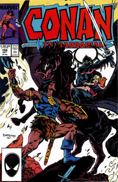 Conan the Barbarian 1970 #199 Direct ed. - back issue - $4.00