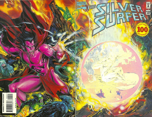 Silver Surfer 1987 #100 Hologram Enhanced Cover - 8.0 - $8.00