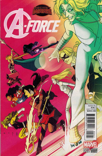 A-Force 2015 #2 Incentive Kris Anka Variant - CGC 9.8 - $250.00