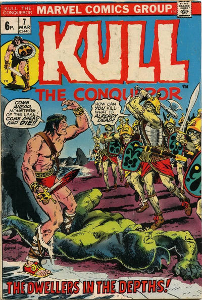 Kull, the Conqueror 1971 #7 British - 4.0 - $4.00