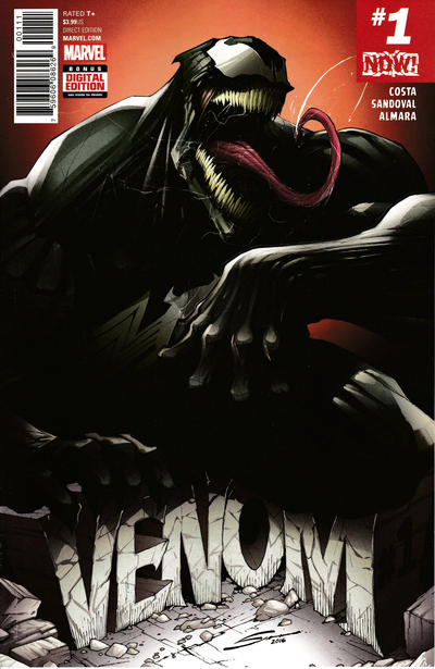 Venom 2017 #1 Direct Edition - Gerardo Sandoval Cover - 4.5 - $5.00