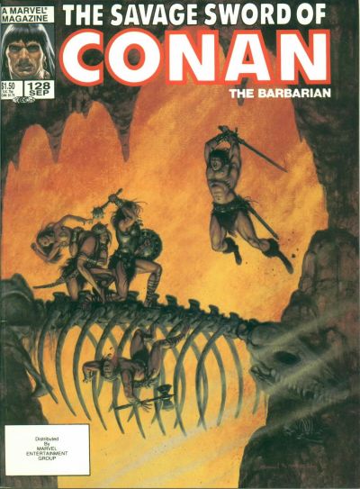 The Savage Sword of Conan 1974 #128 Direct ed. - 2.5 - $1.25
