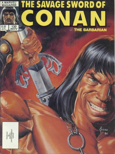 The Savage Sword of Conan 1974 #130 Direct ed. - 4.5 - $2.25