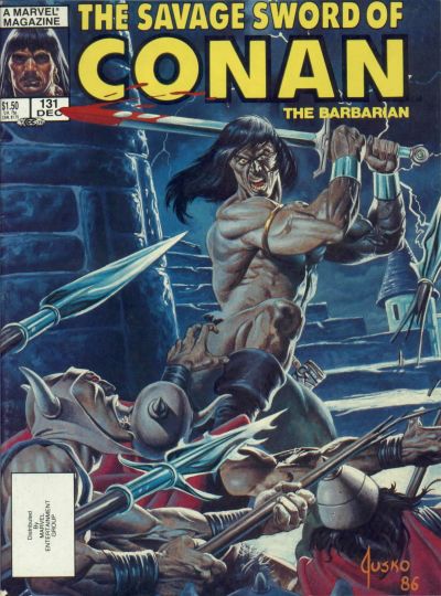 The Savage Sword of Conan 1974 #131 Direct ed. - 6.5 - $3.25