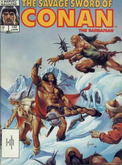 The Savage Sword of Conan 1974 #132 Direct ed. - 5.5 - $2.75