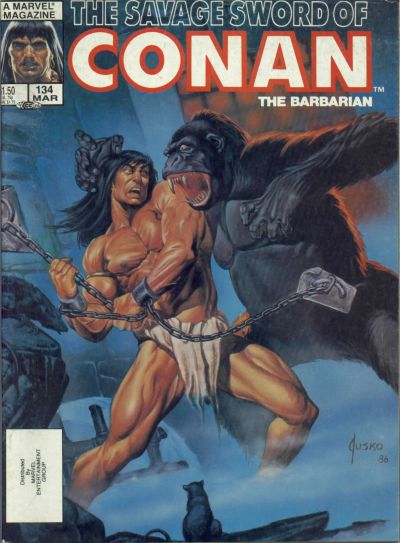 The Savage Sword of Conan 1974 #134 Direct ed. - 4.0 - $2.00