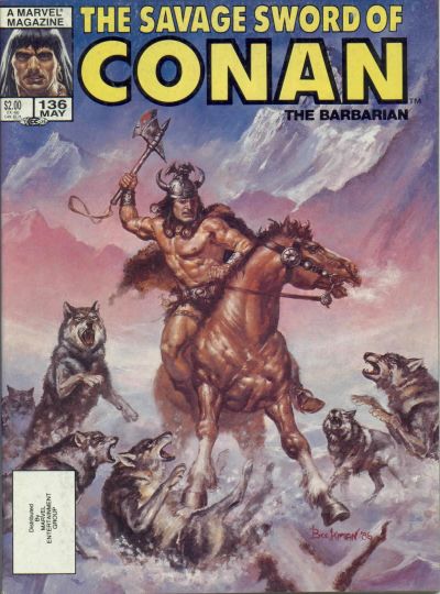 The Savage Sword of Conan 1974 #136 Direct ed. - 7.0 - $3.50