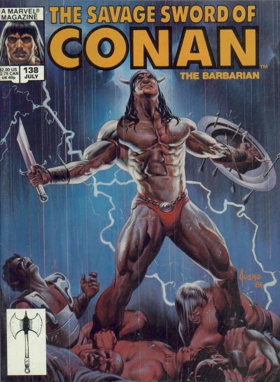 The Savage Sword of Conan 1974 #138 Direct ed. - 6.0 - $3.00