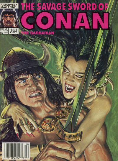 The Savage Sword of Conan 1974 #141 Direct ed. - 5.0 - $2.50