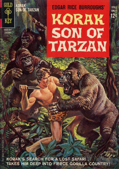 Edgar Rice Burroughs Korak, Son of Tarzan 1964 #1 - 2.0 - $9.00