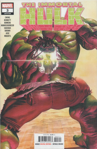 Immortal Hulk 2018 #3 Alex Ross - back issue - $8.00
