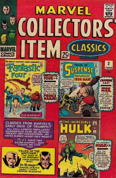 Marvel Collectors' Item Classics 1965 #3 - 5.5 - $12.00