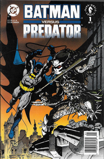 Batman versus Predator [Regular] 1991 #1 Newsstand ed. - 5.5 - $7.00