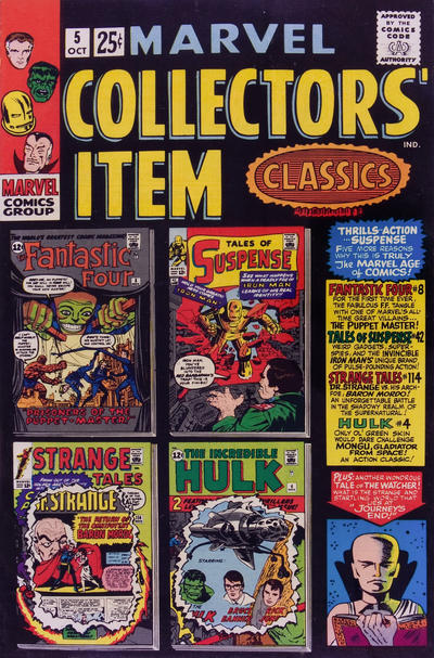 Marvel Collectors' Item Classics 1965 #5 - 5.5 - $12.00