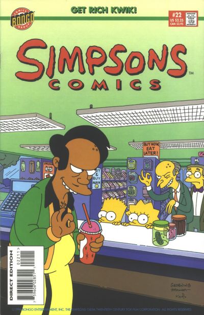 Simpsons Comics 1993 #22 - back issue - $8.00