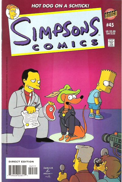 Simpsons Comics 1993 #45 - back issue - $8.00