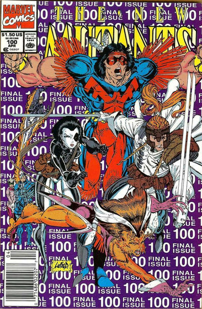 The New Mutants 1983 #100 Newsstand ed. - 8.0 - $16.00