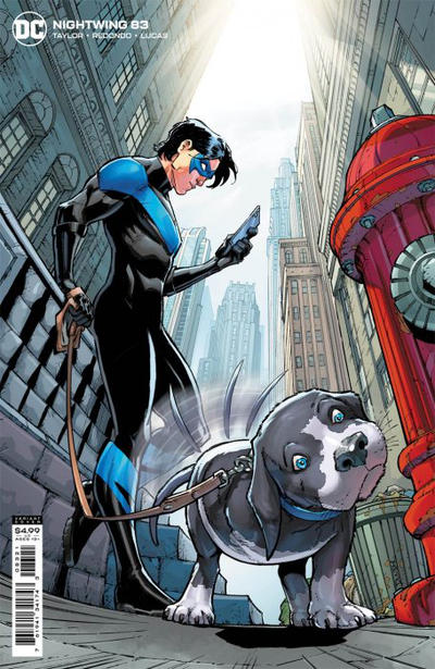Nightwing 2016 #83 Max Dunbar Cardstock Cover - 9.2 - $8.00