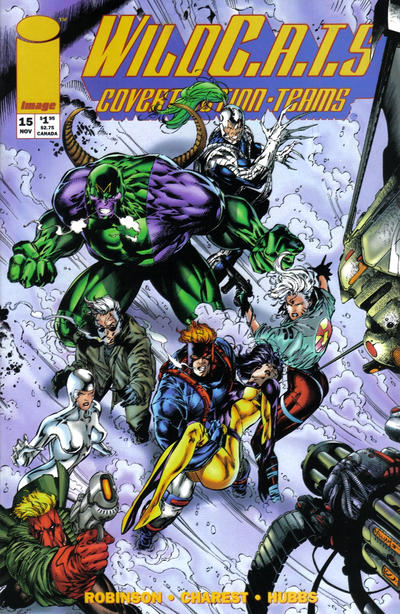 WildC.A.T.s: Covert Action Teams 1992 #15 - back issue - $3.50