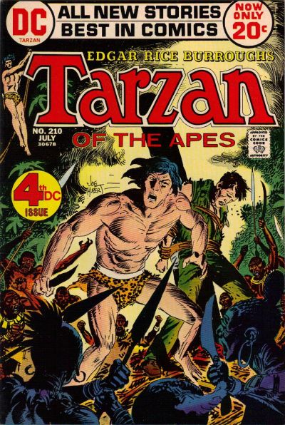 Tarzan 1972 #210 - 4.5 - $3.50