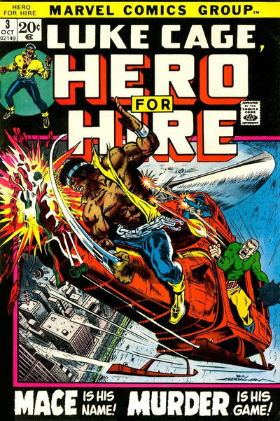 Hero for Hire 1972 #3 - 2.5 - $6.50