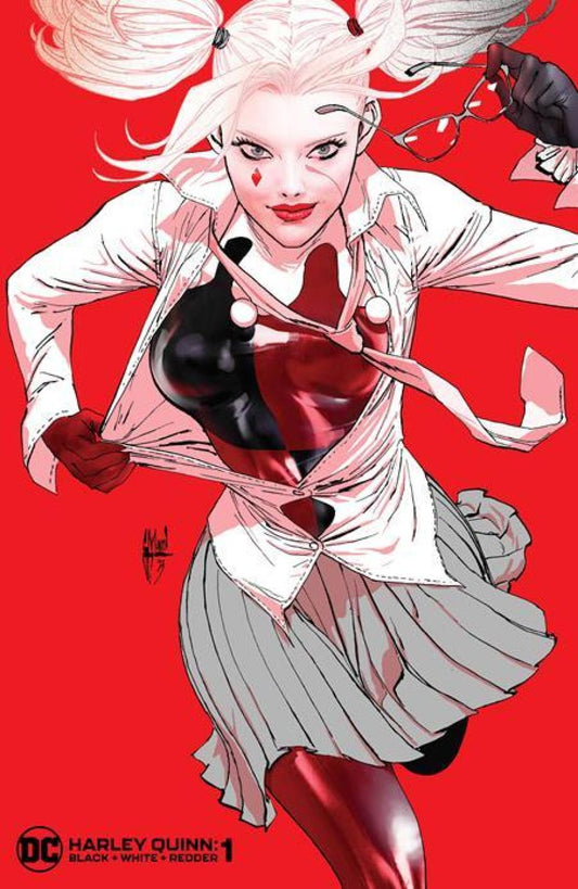 Harley Quinn: Black + White + Redder 2023 #1 Guillem March Variant Cover - back issue - $5.25