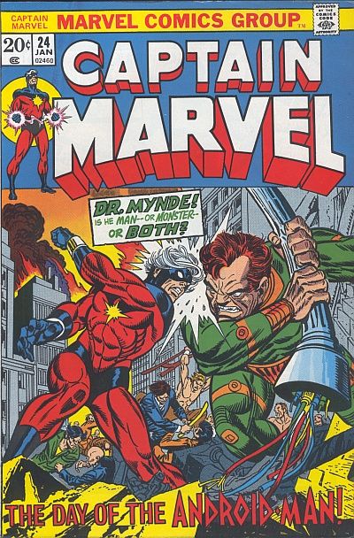 Captain Marvel 1968 #24 - 2.0 - $3.00