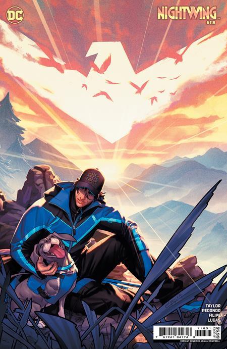 Nightwing 2016 #118 Jamal Campbell Cardstock Variant Cover - back issue - $9.00