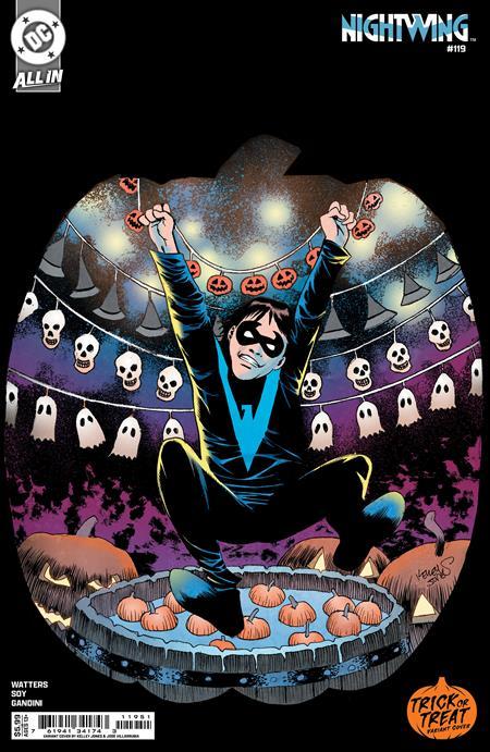 Nightwing 2016 #119 Kelley Jones Trick or Treat Cardstock Variant Cover - back issue - $8.00