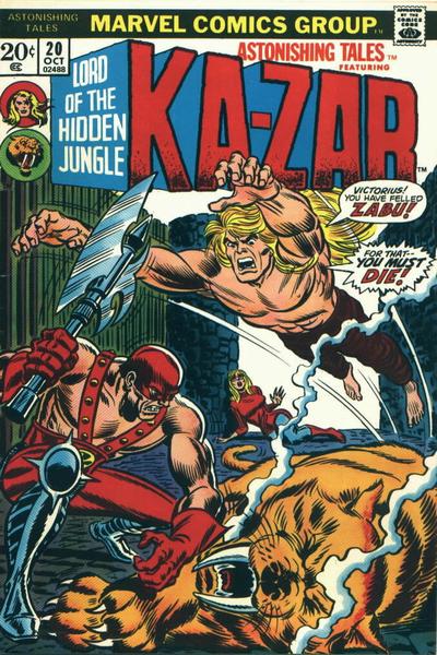 Astonishing Tales 1970 #20 - 3.5 - $2.00