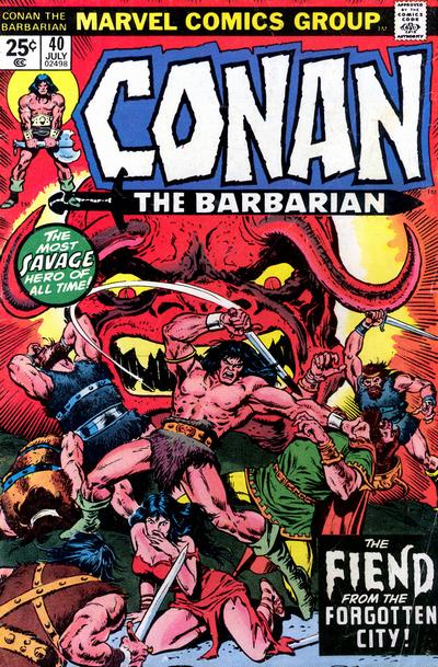 Conan the Barbarian 1970 #40 - 6.5 - $7.00