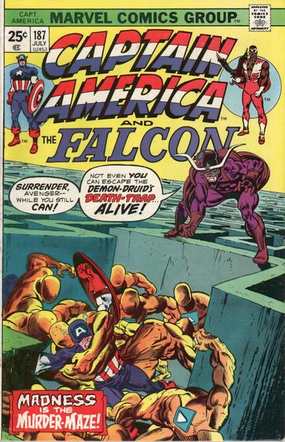 Captain America 1968 #187 - 2.0 - $2.25