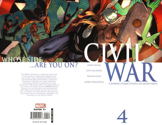 Civil War 2006 #4 Standard Cover - back issue - $5.50