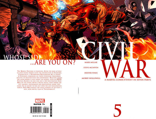Civil War 2006 #5 Standard Cover - back issue - $5.75