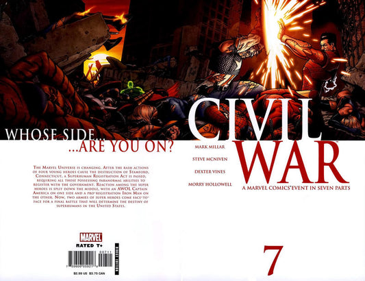 Civil War 2006 #7 Standard Cover - back issue - $8.00