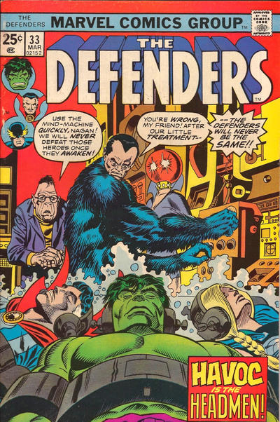 The Defenders 1972 #33 Regular Edition - 2.0 - $3.00