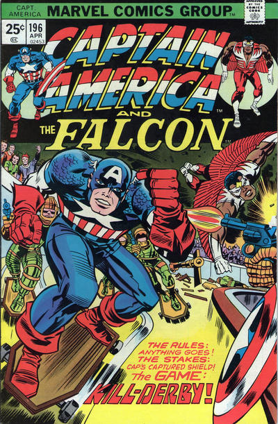 Captain America 1968 #196 25¢ - 5.5 - $8.25