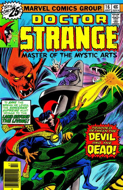 Doctor Strange 1974 #16 25¢ - 5.0 - $5.00
