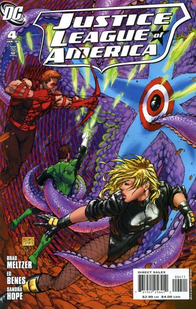 Justice League of America 2006 #4 Michael Turner Cover - back issue - $3.25