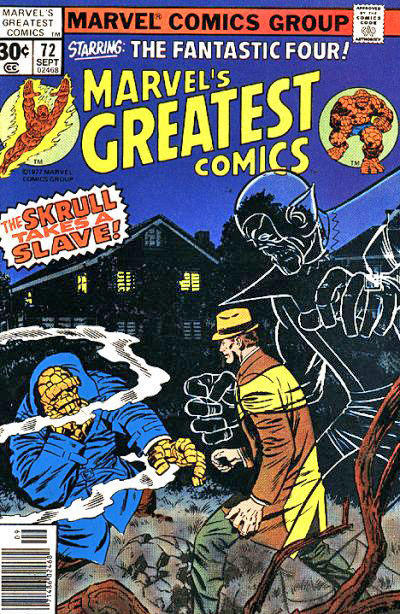 Marvel's Greatest Comics 1969 #72 30¢ - 4.0 - $2.25