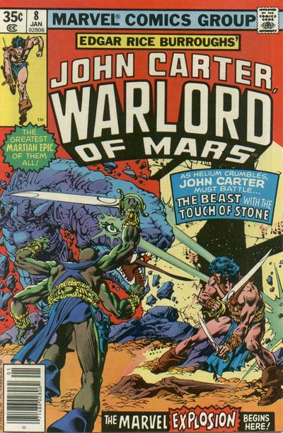 John Carter Warlord of Mars 1977 #8 - 5.5 - $5.50