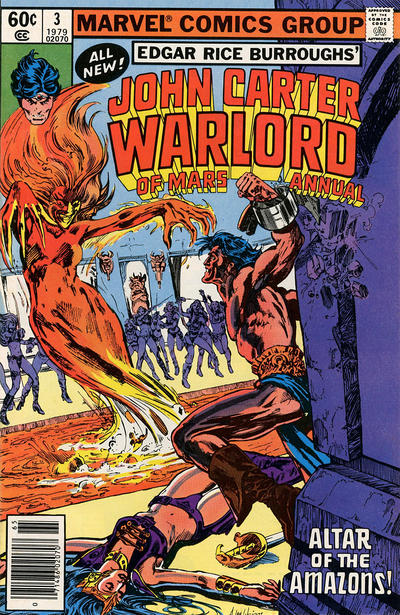 John Carter Warlord of Mars Annual 1977 #3 Newsstand ed. - 8.5 - $4.50